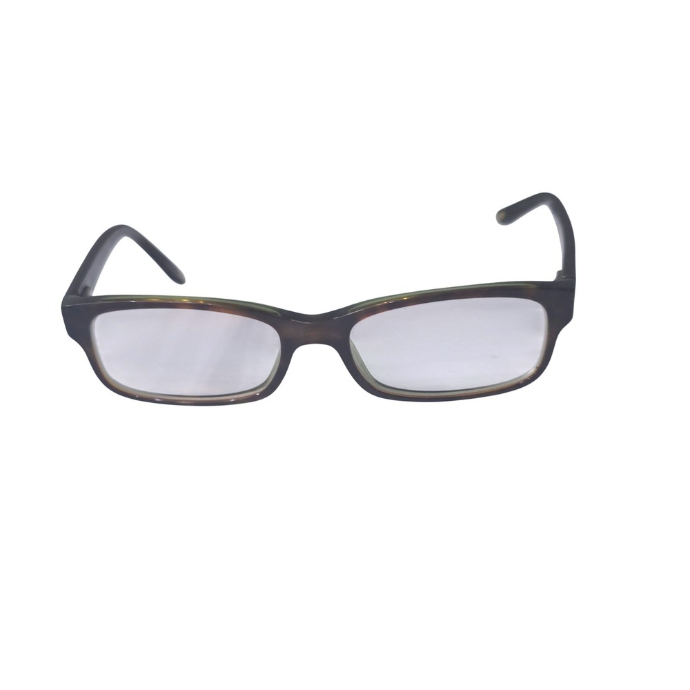 Ray-Ban Rectangular Tortoise Shell Eyeglass Frame Gold Logo RB